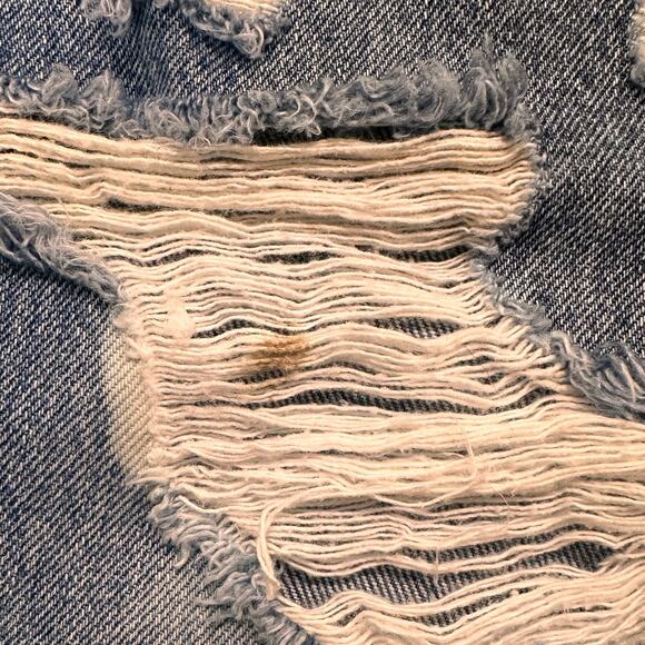 Levi's FURST OF A KIND Distressed Vintage Reworked Bermuda Shorts - Picture 4 of 11